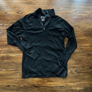 Figs black zip up, pull over